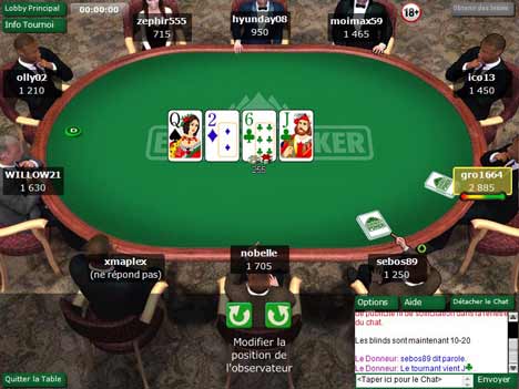 table d'Everestpoker